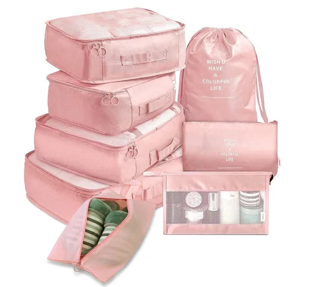 Large Travel Packing Cubes (8 pc)