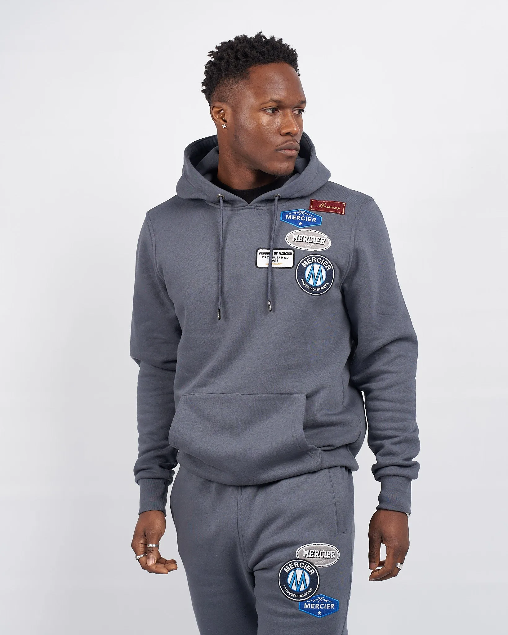 Mercier OG Badge Hoodie Turbulence