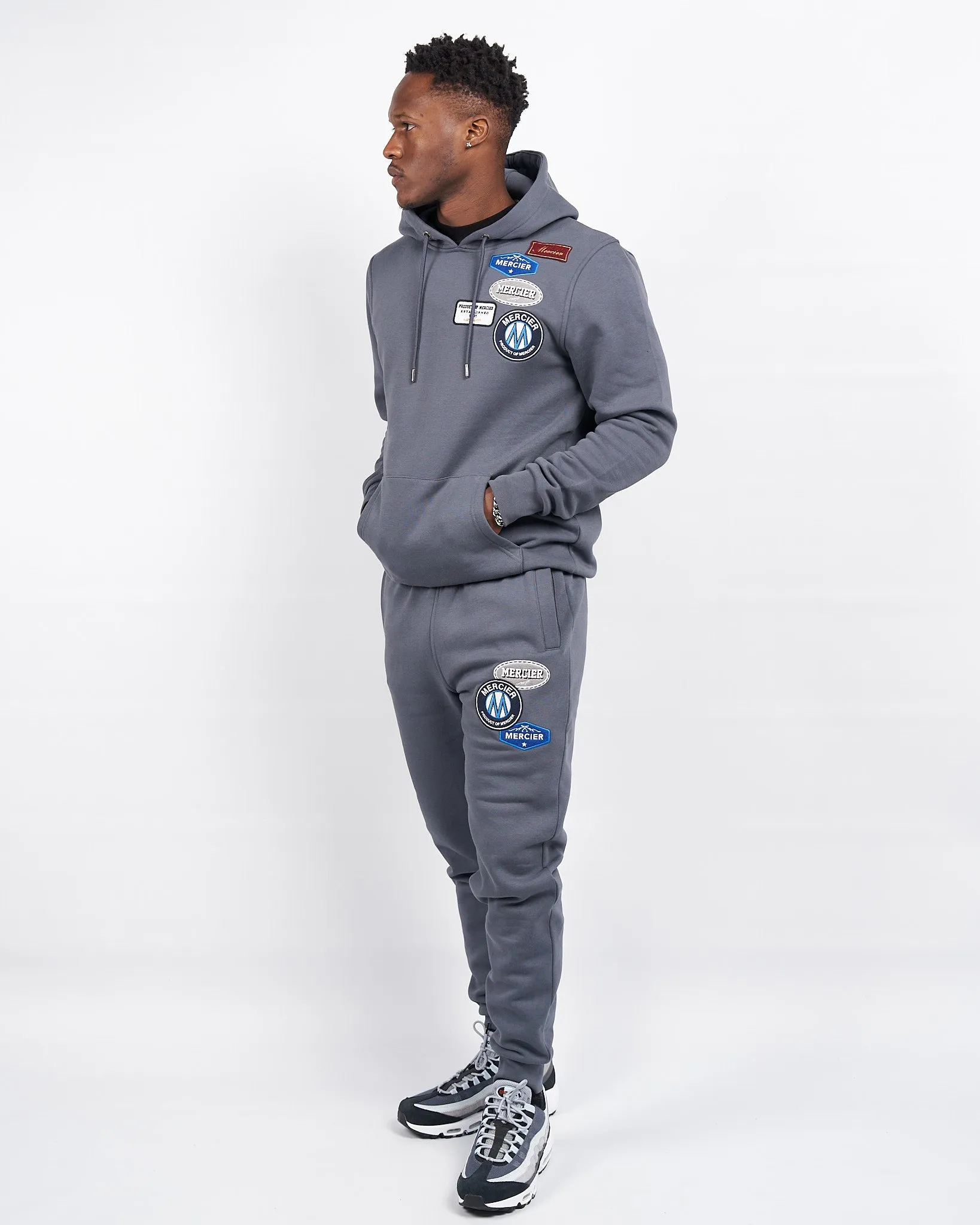 Mercier OG Badge Hoodie Turbulence