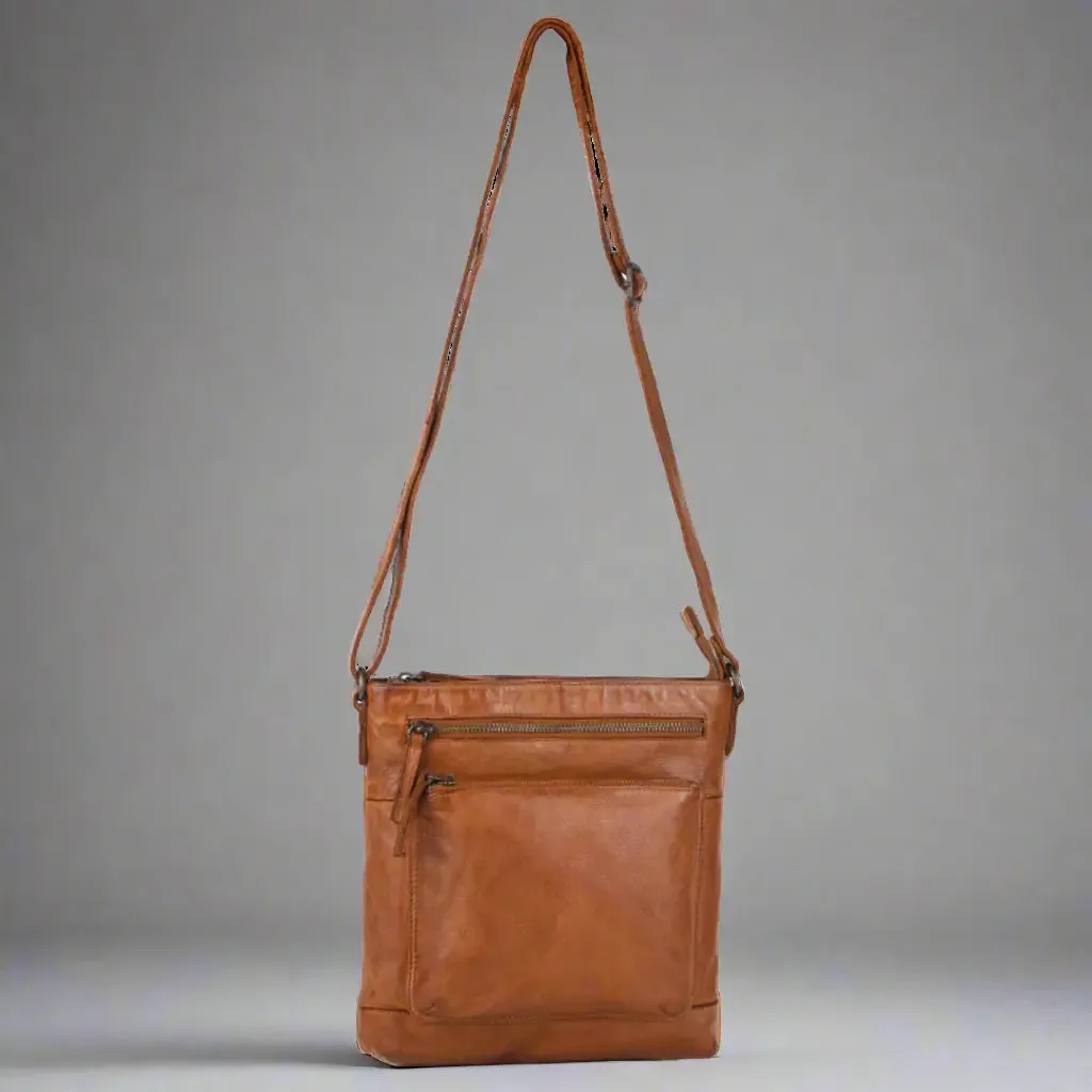 MET Leather Crossbody Bag