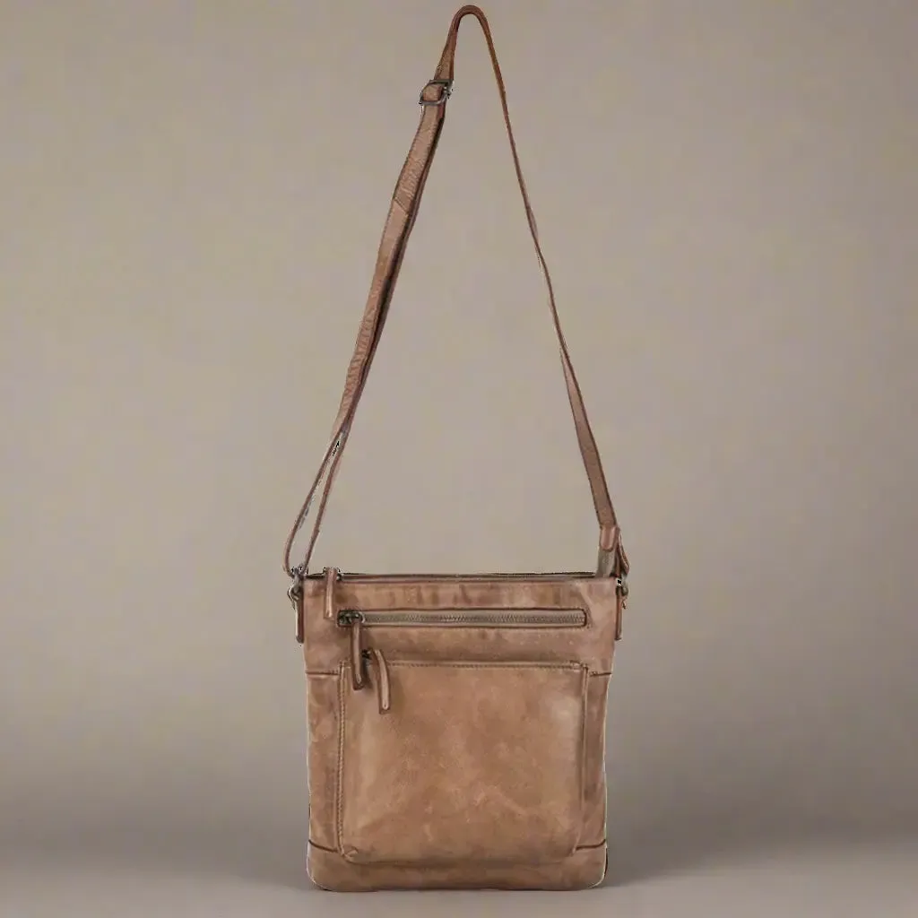 MET Leather Crossbody Bag