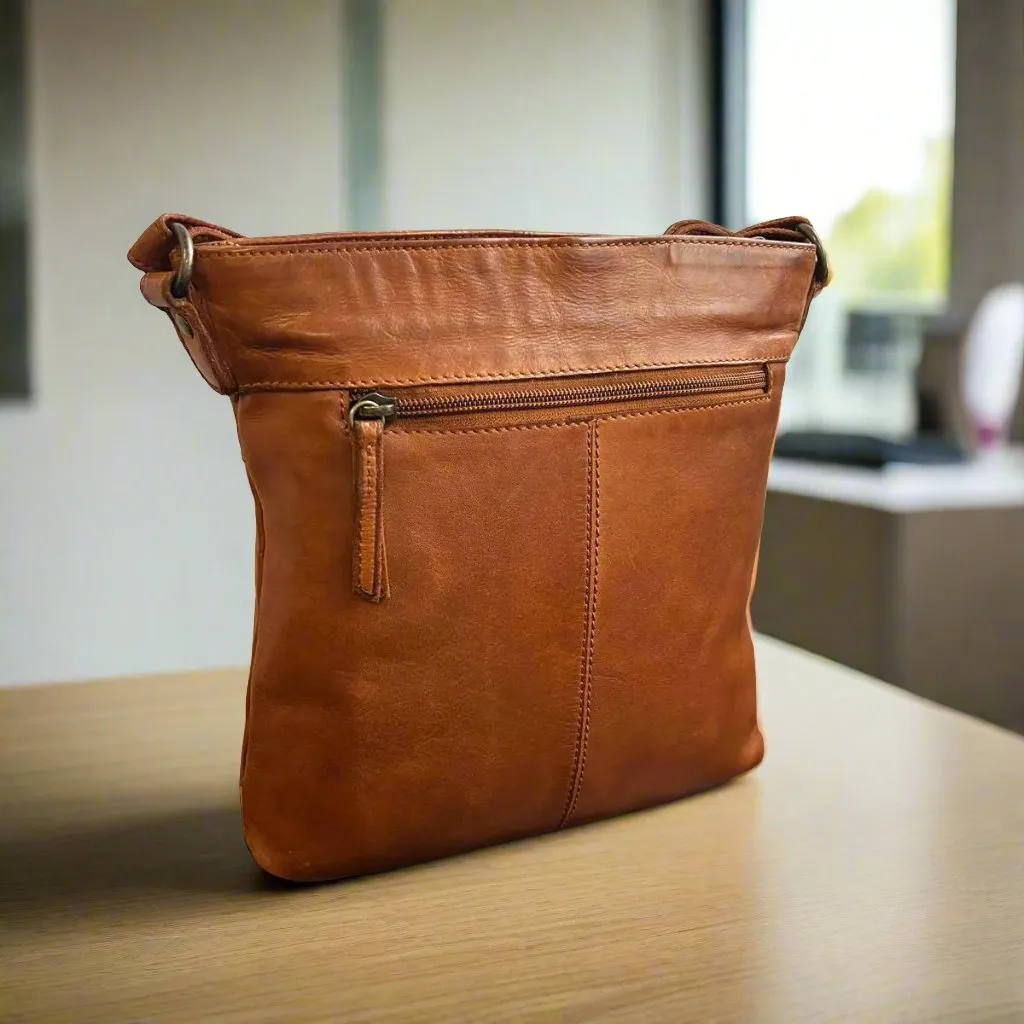 MET Leather Crossbody Bag