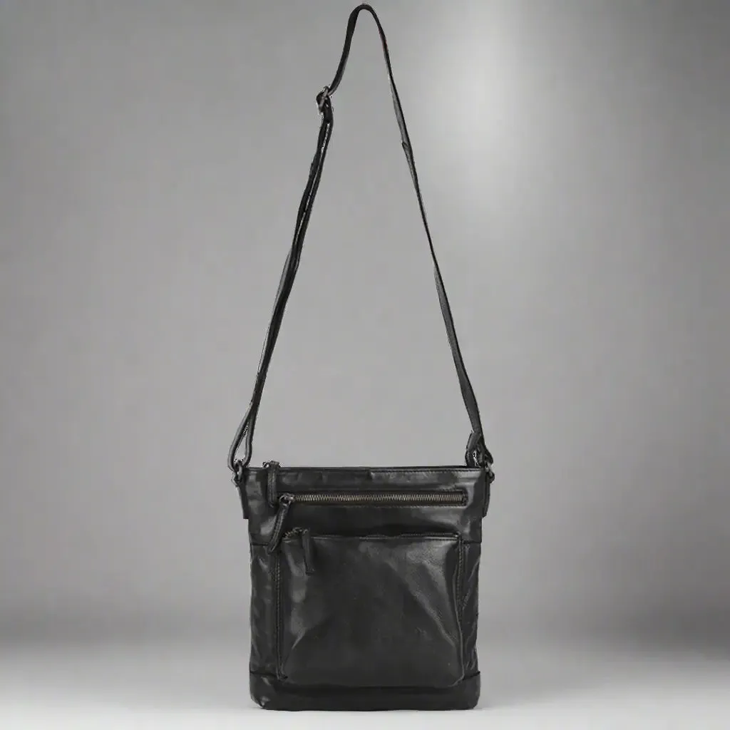 MET Leather Crossbody Bag