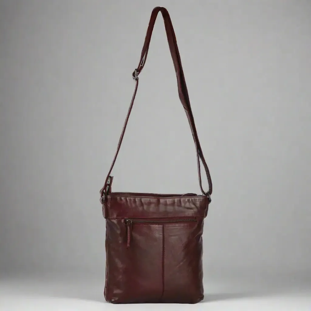 MET Leather Crossbody Bag