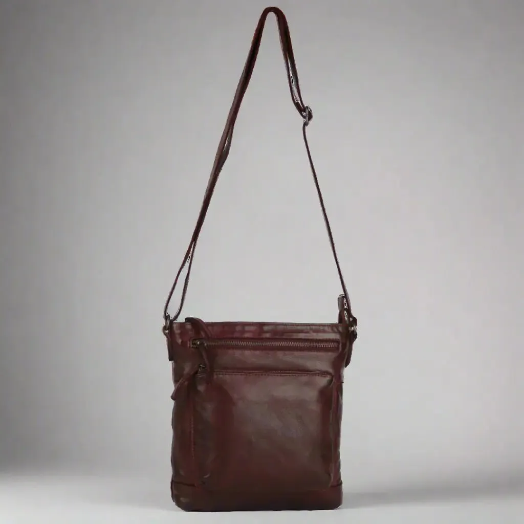 MET Leather Crossbody Bag