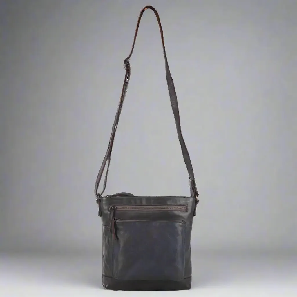 MET Leather Crossbody Bag