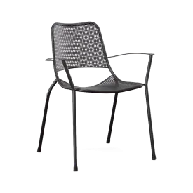 METRO STACKING ARM CHAIR