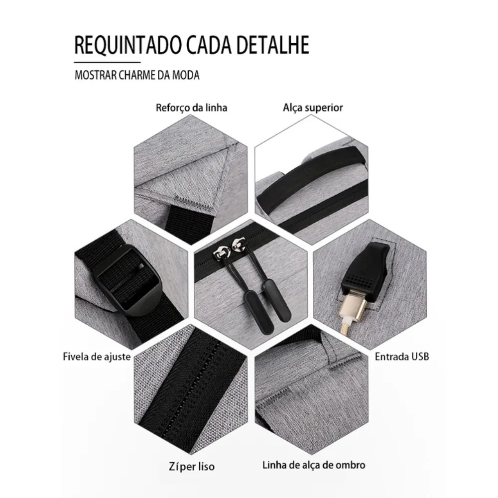 Mochila Para Notebook Executiva Compartimento - Smartbag