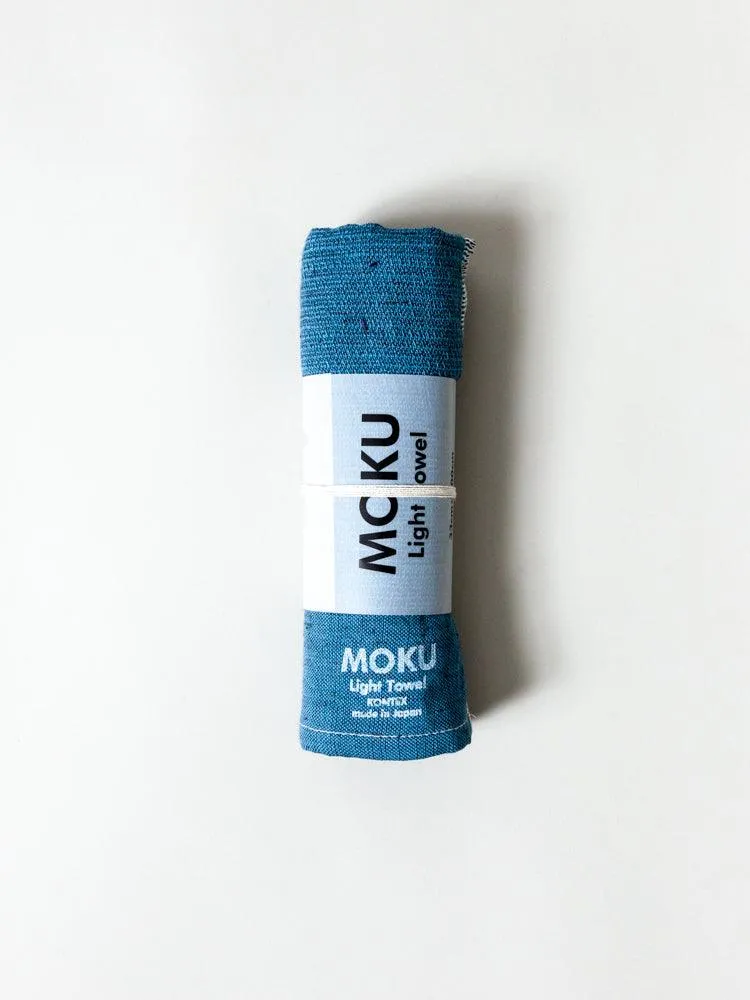 Moku Light Towel, Turquoise Blue