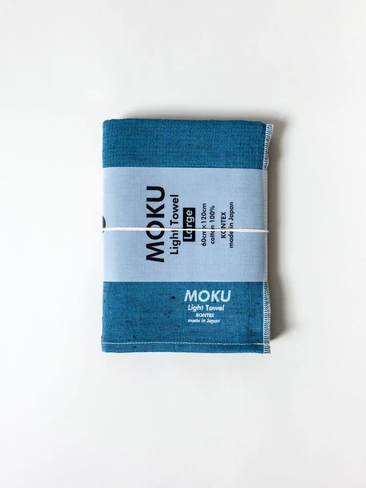 Moku Light Towel, Turquoise Blue