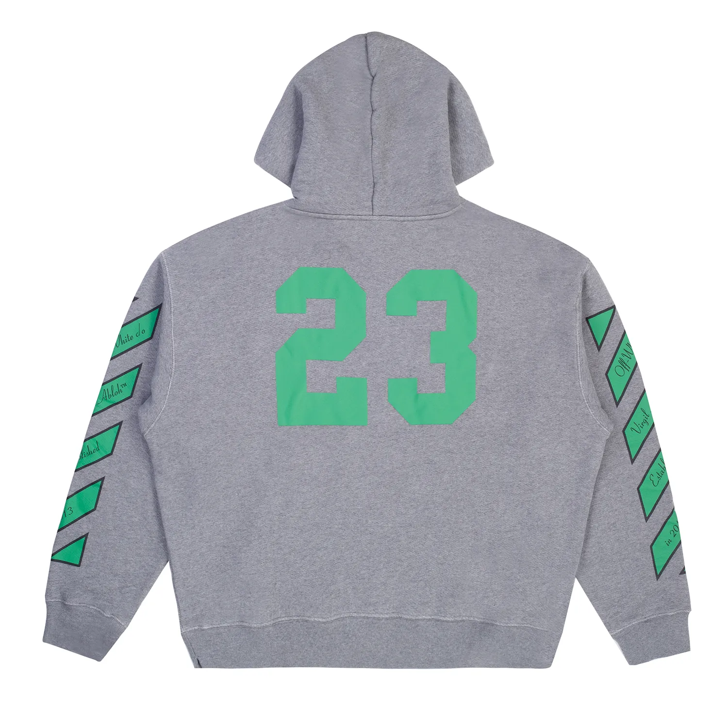 Off-White 23 Varsity Skate Sweatshirt Grey