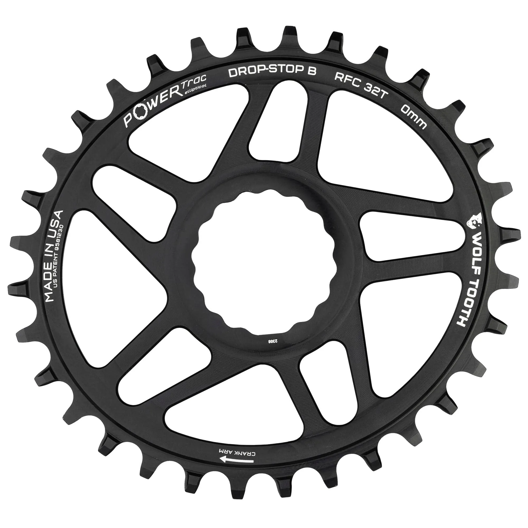 Oval Direct Mount Chainrings for Race Face Cinch - Drop-Stop A