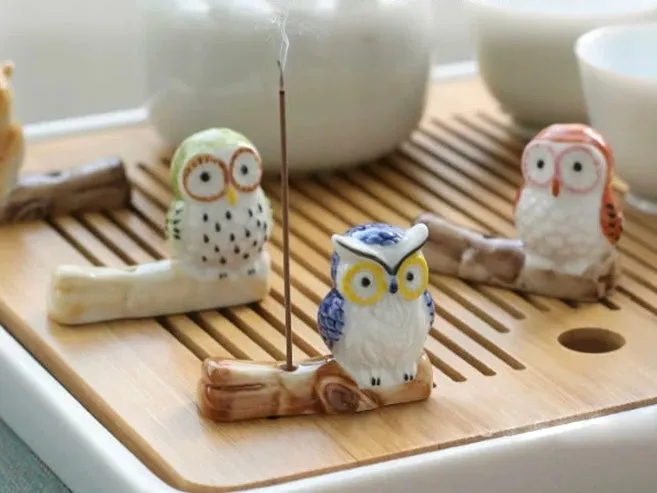 Owl Incense Holder