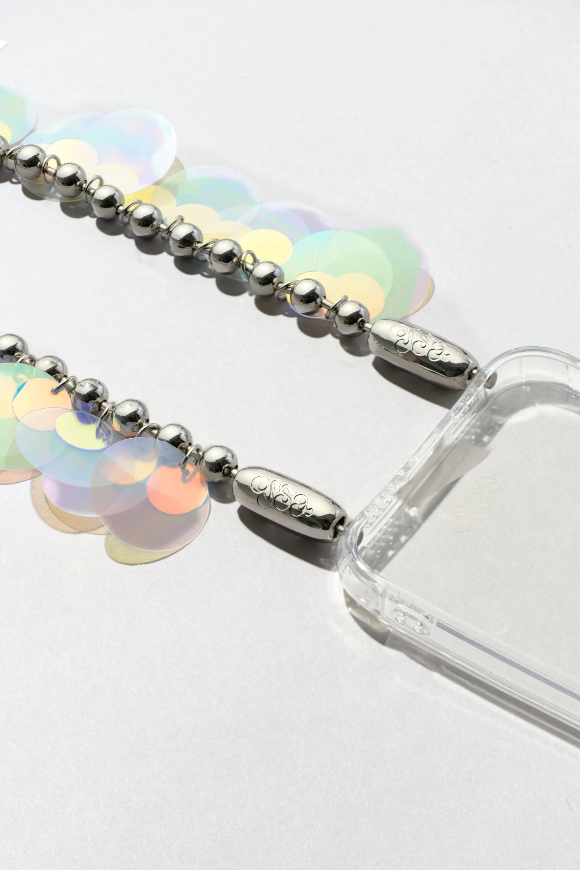 Paillette Ballchain Wristlet