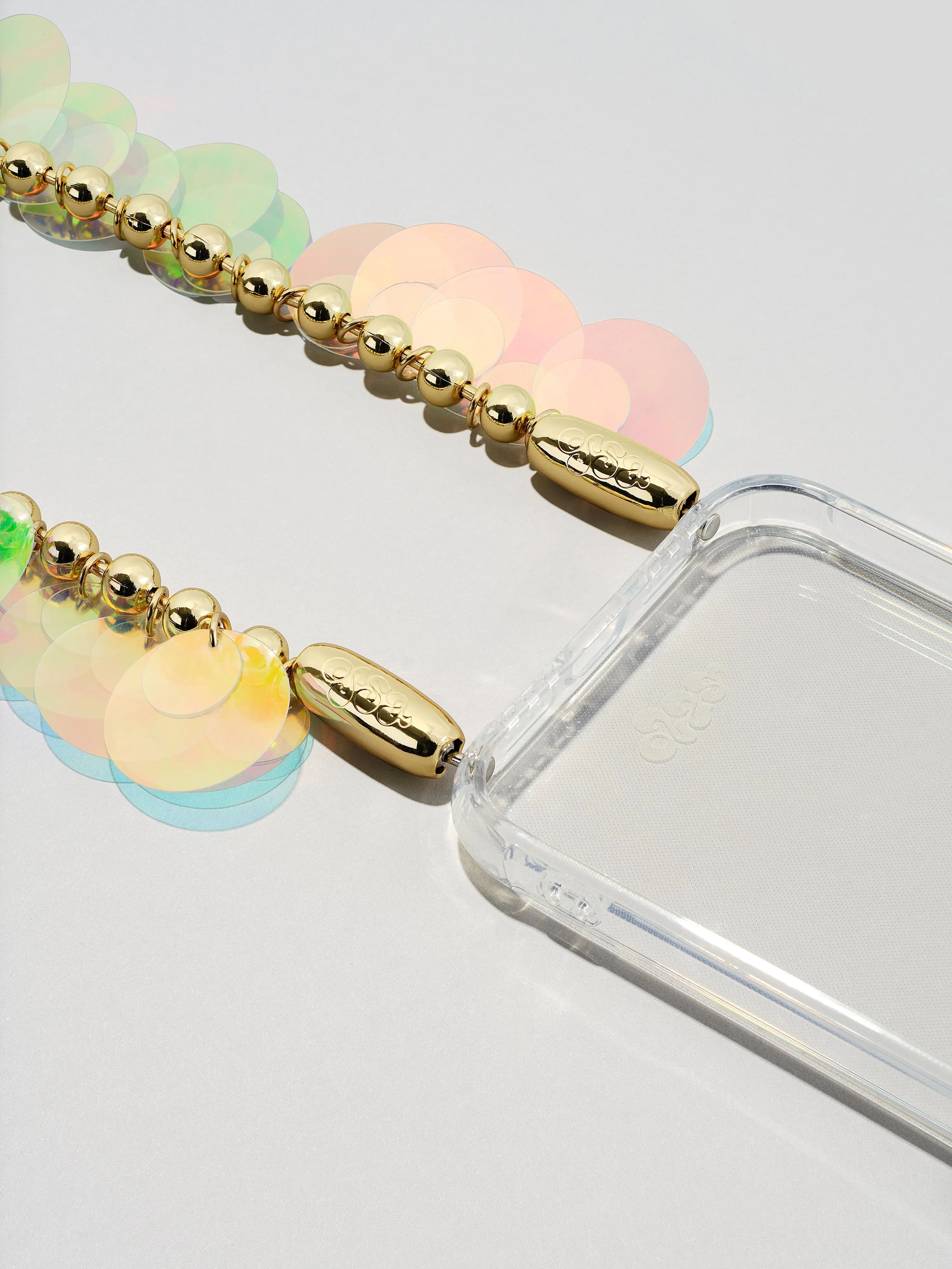 Paillette Ballchain Wristlet