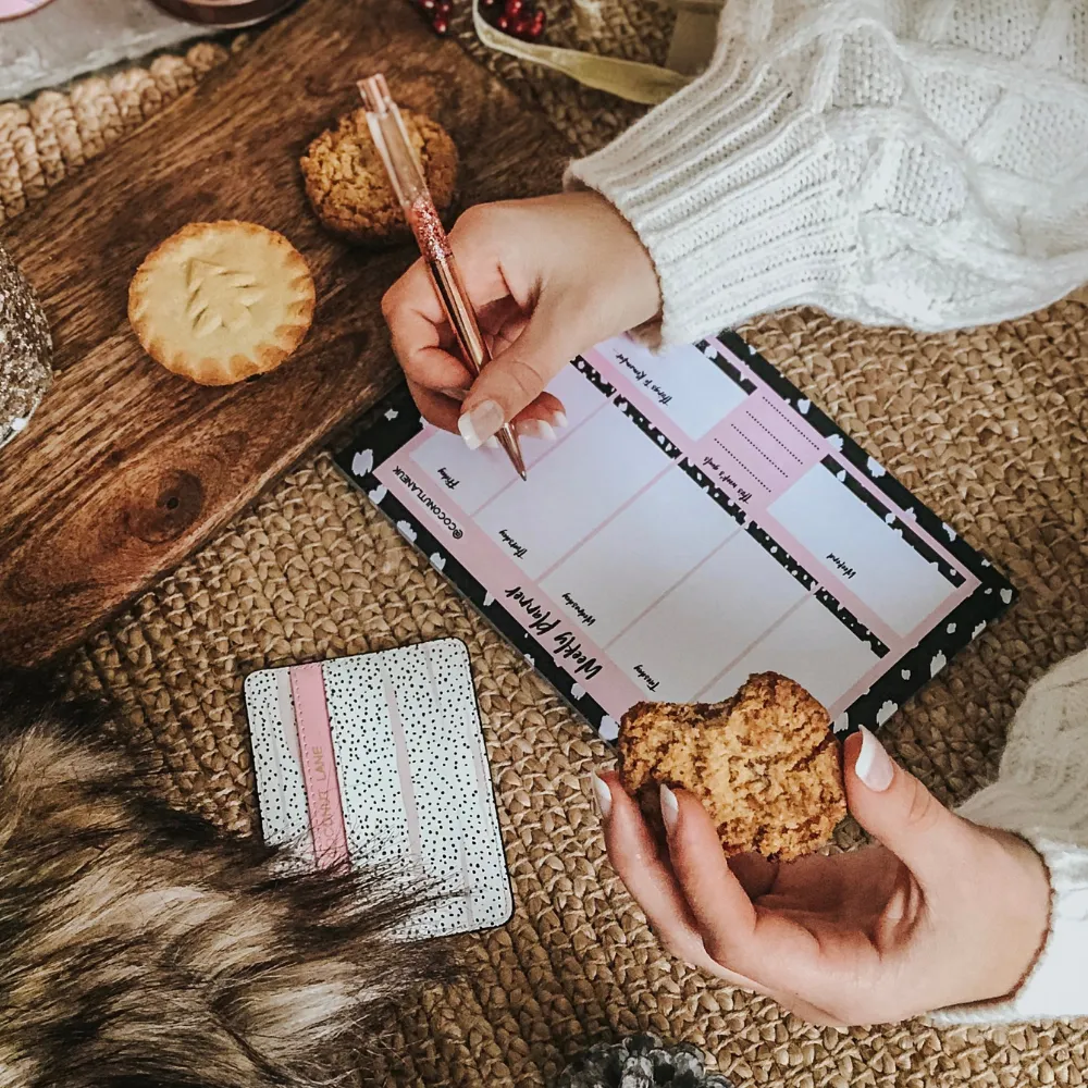 Pink Dalmatian Card Holder