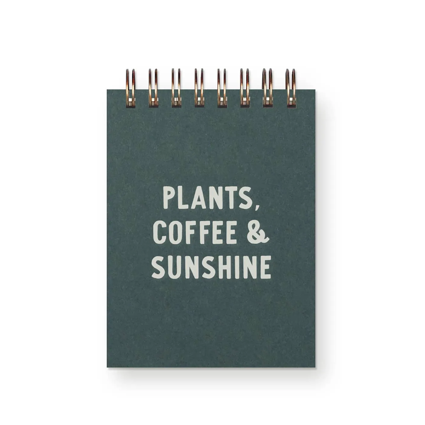 Plants, Coffee & Sunshine Mini Jotter Notebook