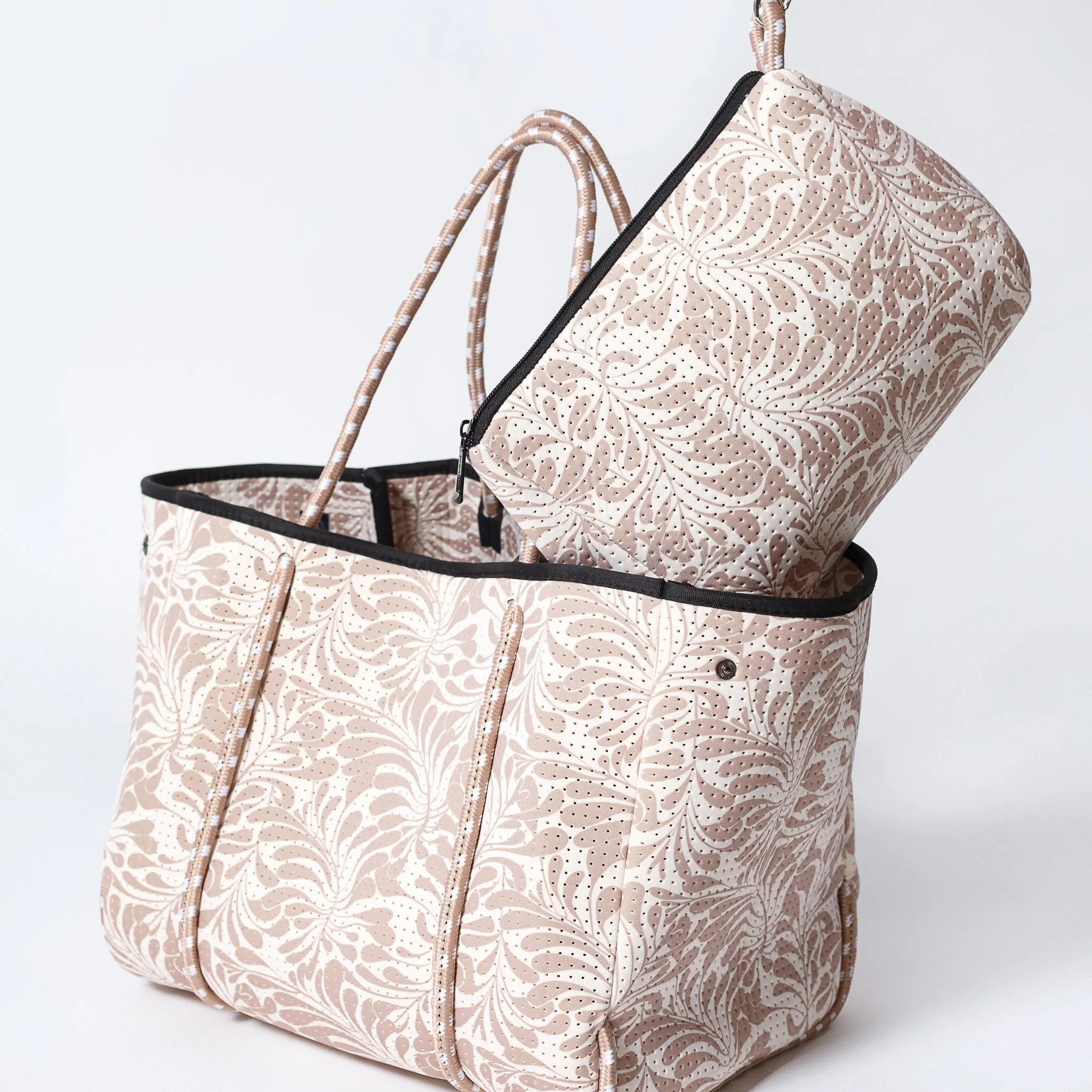 POUCH PALM DREAMS BEIGE