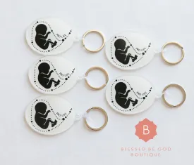 Pro-Life Catholic Acrylic Keychain