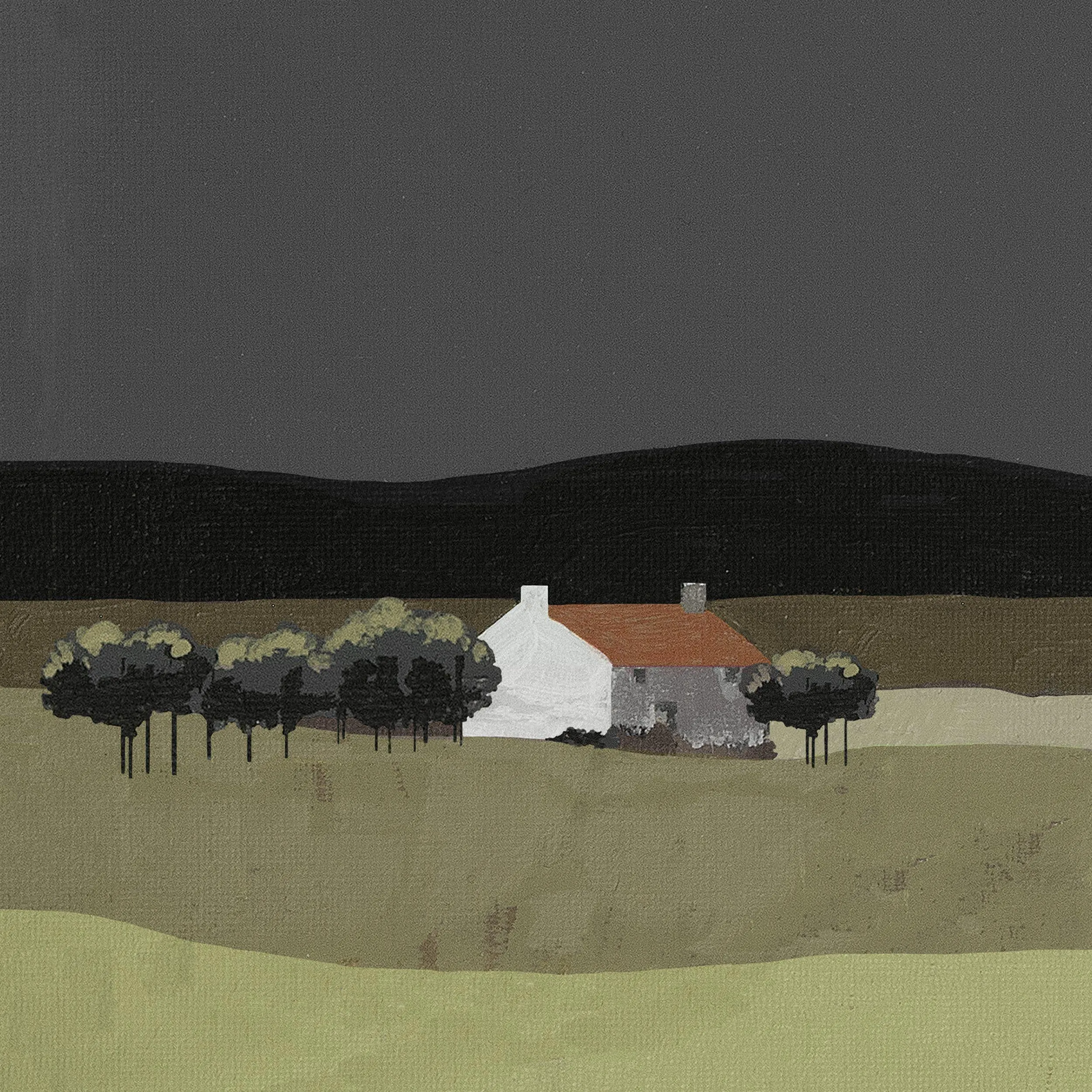 'Rolling Moss Farm' Wall Art | Adelene Fletcher