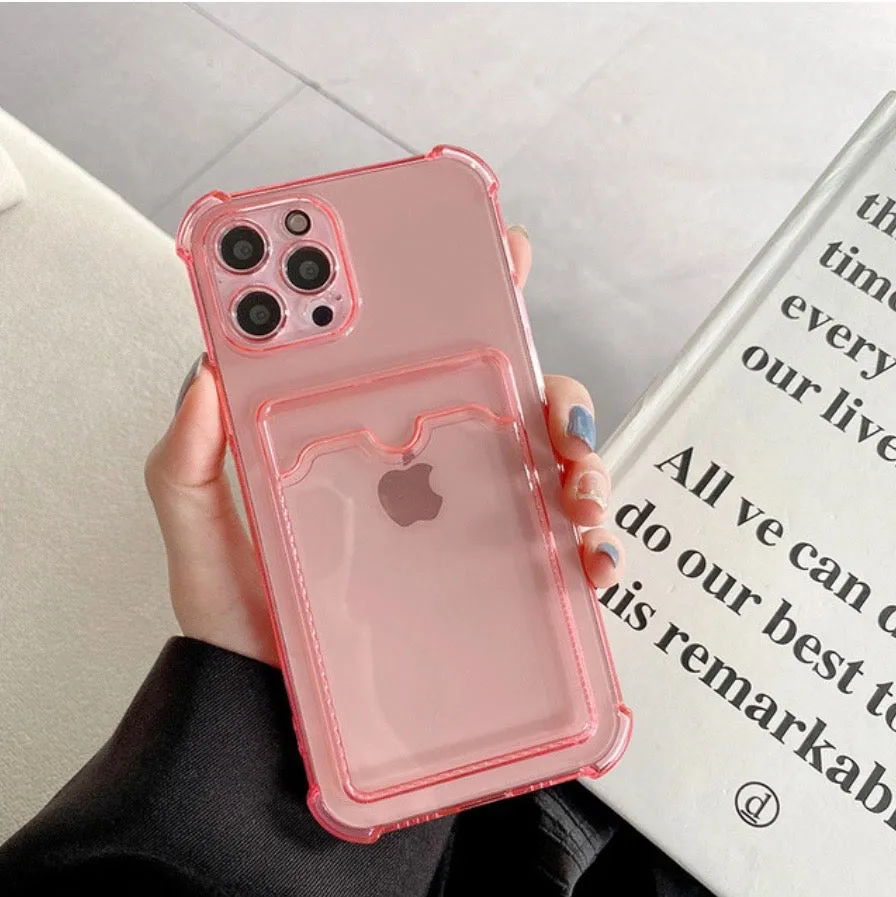 Shockproof Phone Case for iPhone With Card Holder