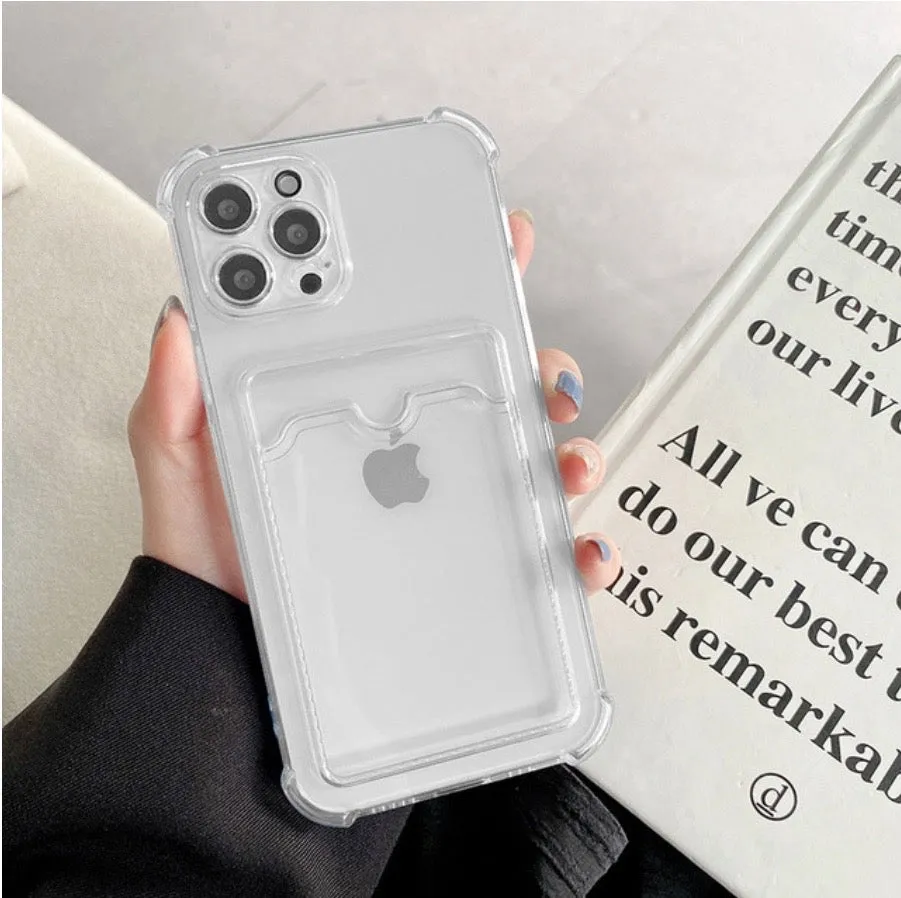 Shockproof Phone Case for iPhone With Card Holder