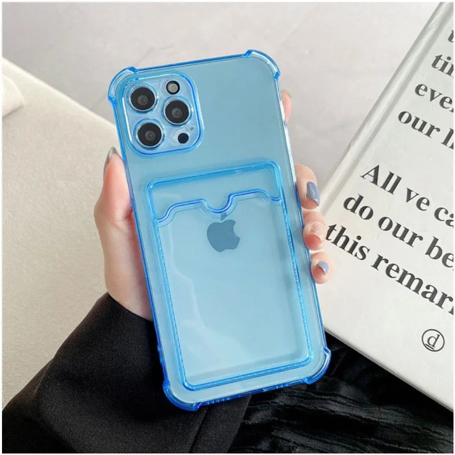 Shockproof Phone Case for iPhone With Card Holder