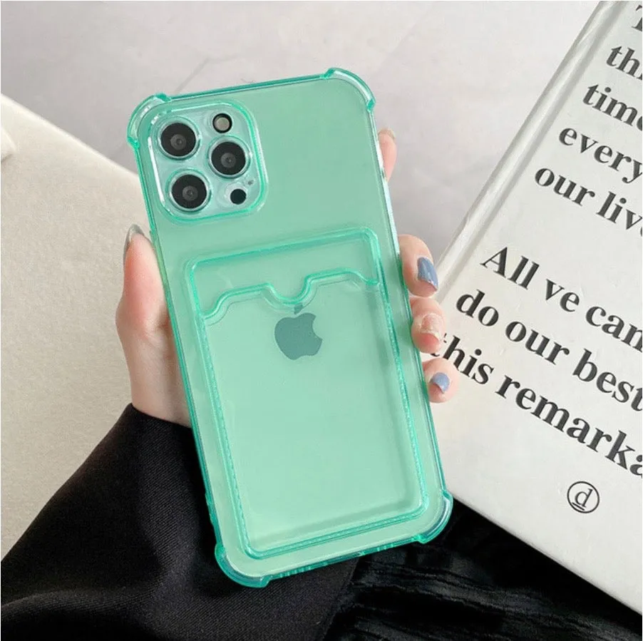 Shockproof Phone Case for iPhone With Card Holder