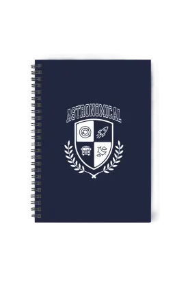 SnarkyMarky 'Astronomical Crest' Navy Notebook