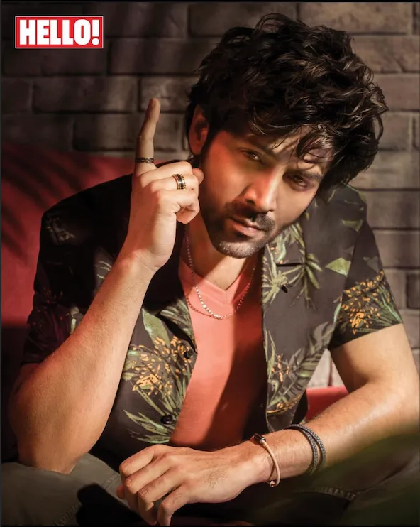 Spotted on Kartik Aaryan for Hello Magazine: Vegan Cork Mens Wrap Bracelet