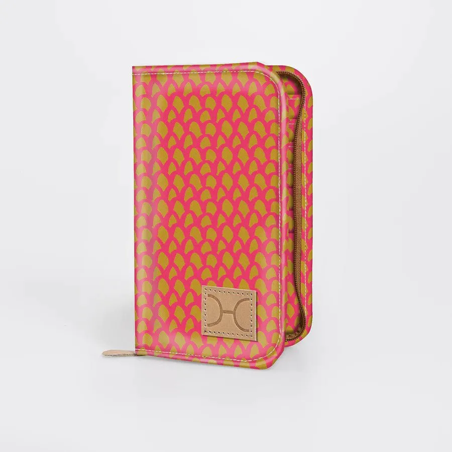 Thandana Large Travel Wallet Laminated Fabric