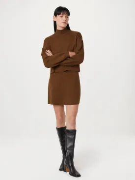 The Compact Mini Skirt in Tiramisu