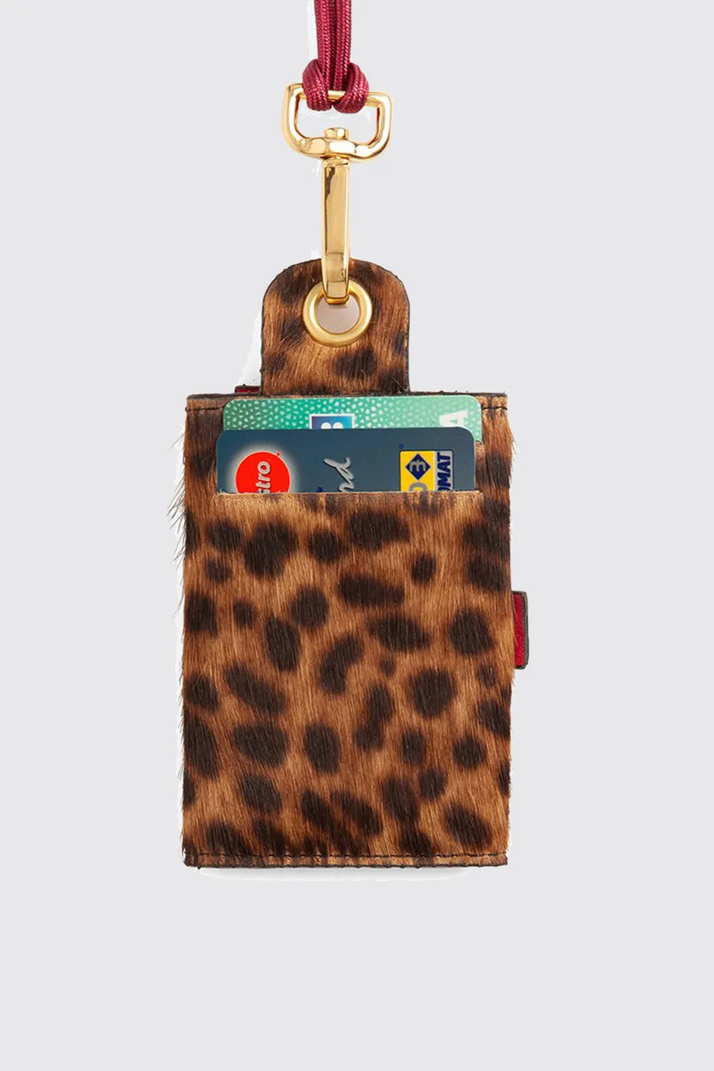 The Minis - 6 Key Holder in Leopard leather