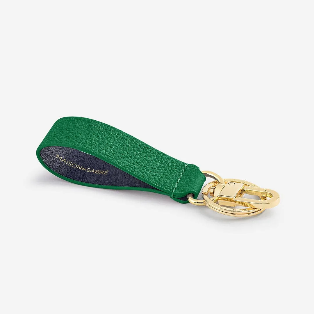 The Upcycled Keychain - Emerald Green