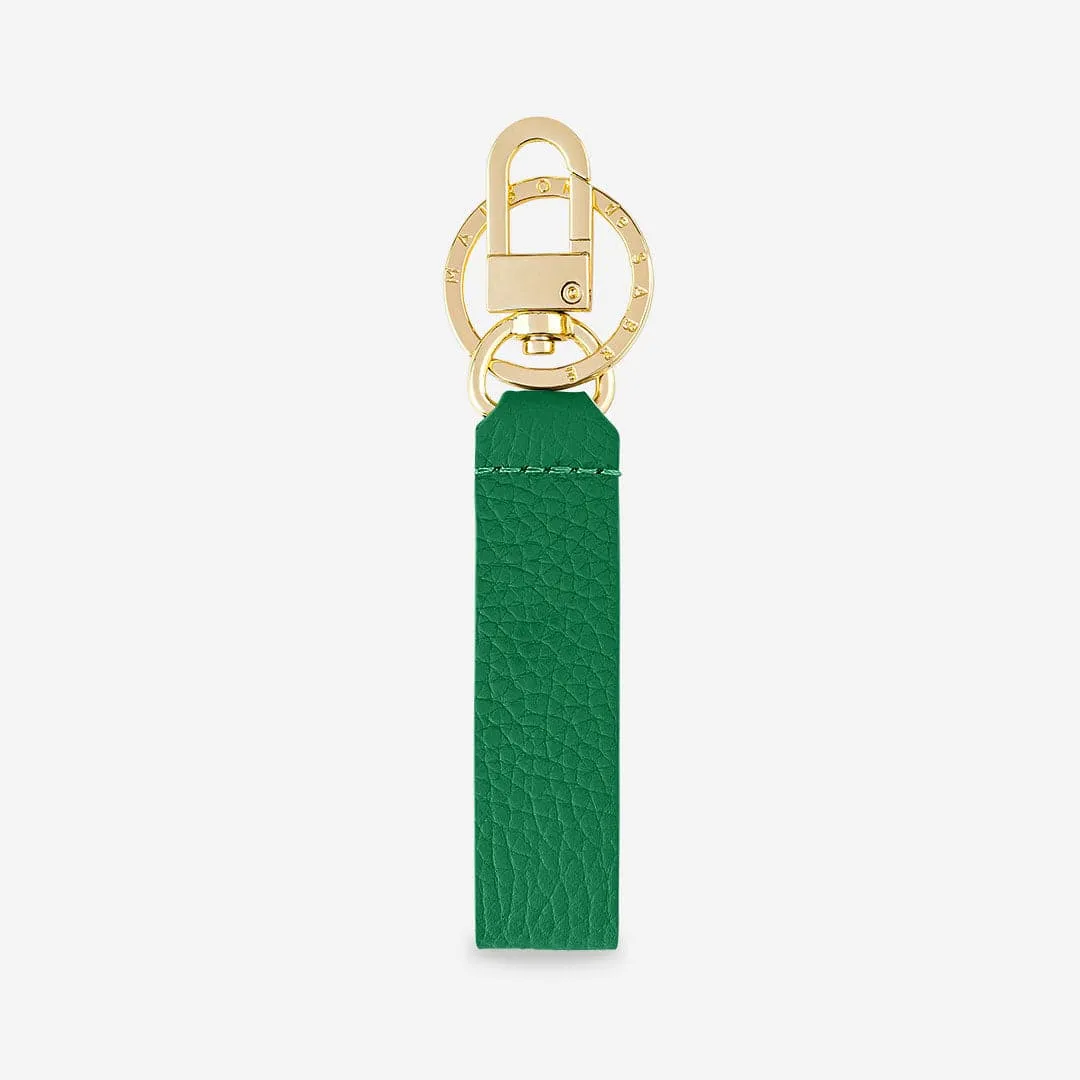 The Upcycled Keychain - Emerald Green