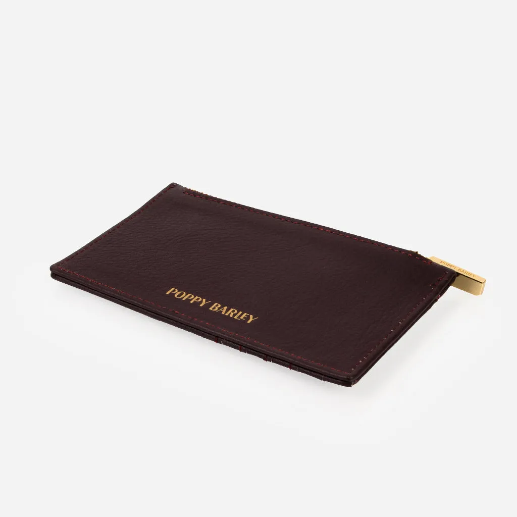 The Zip It Cardholder Aubergine