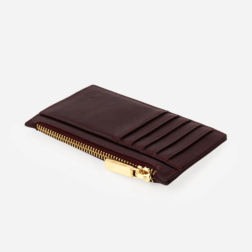 The Zip It Cardholder Aubergine