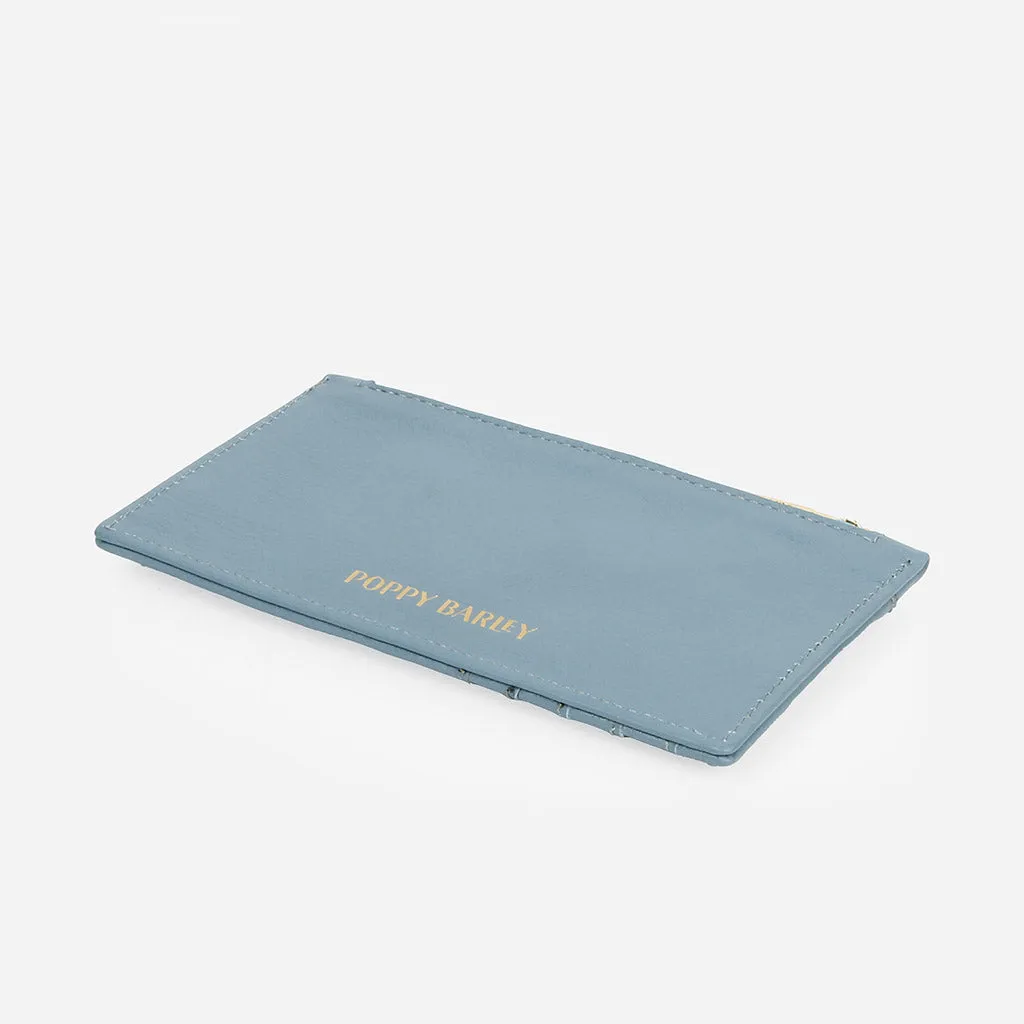 The Zip It Cardholder Glacial Blue