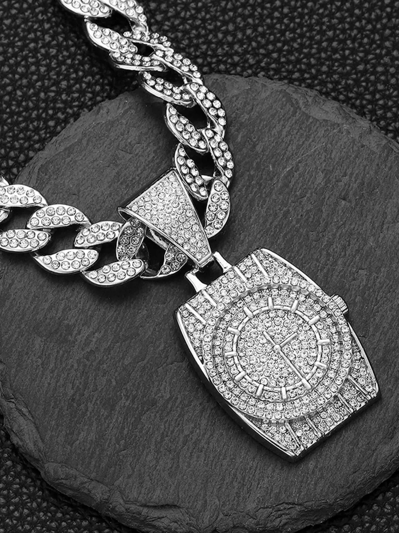 Thesupermade Hip Hop Vintage Diamond Necklace