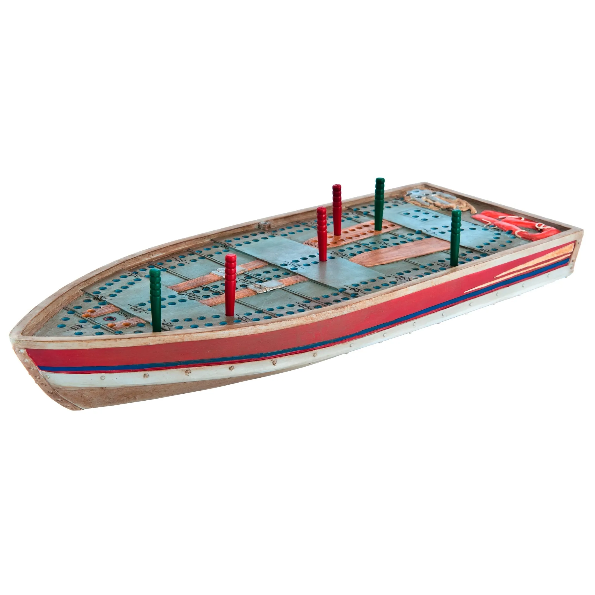 Tin Boat Cribbage Board