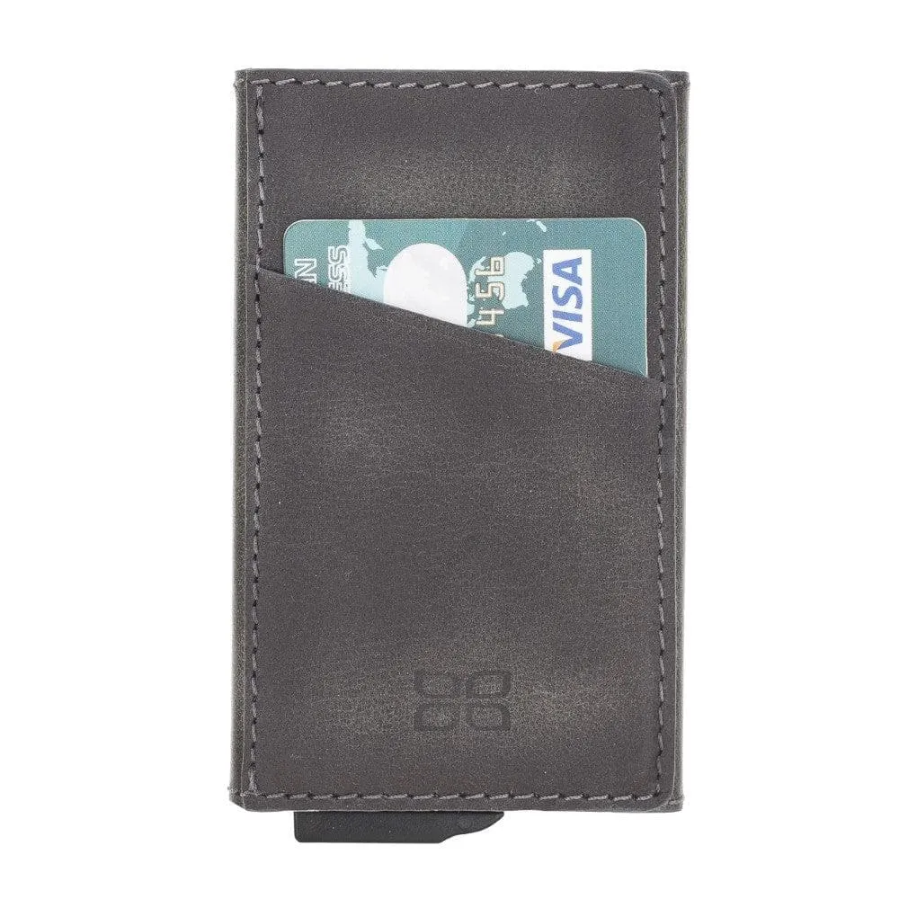 Torres Leather Mechanical Card Holder