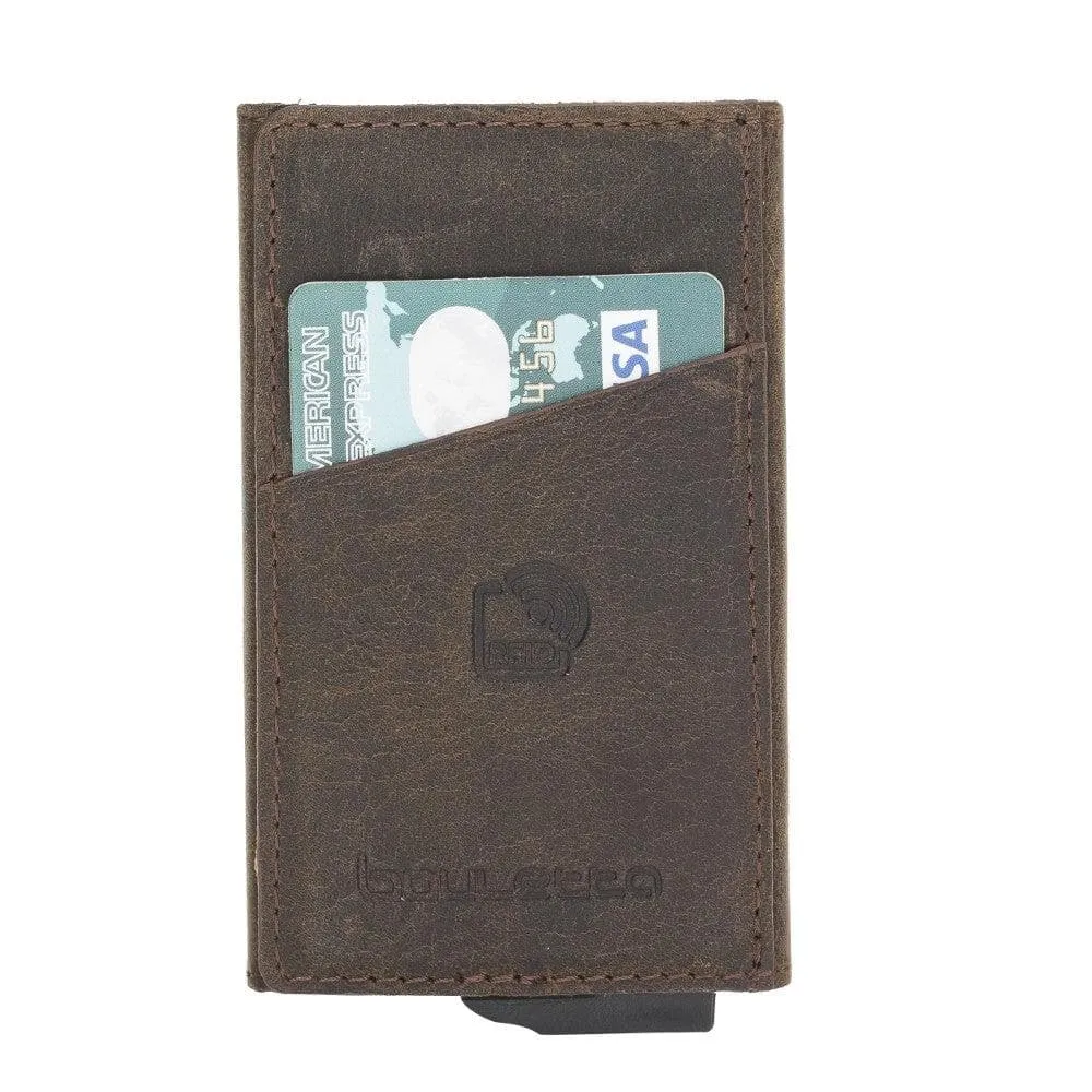 Torres Leather Mechanical Card Holder