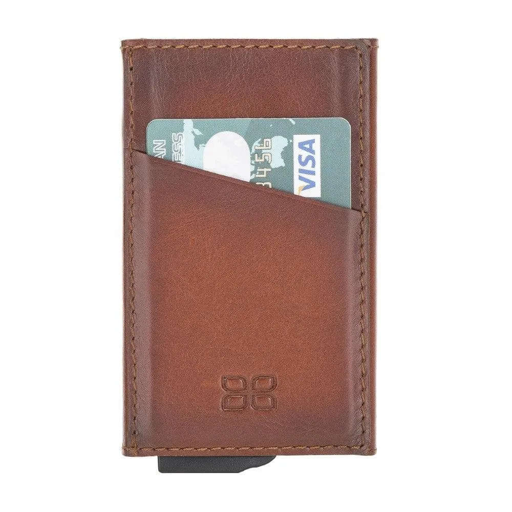 Torres Leather Mechanical Card Holder