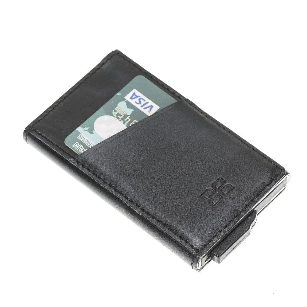 Torres Leather Mechanical Card Holder