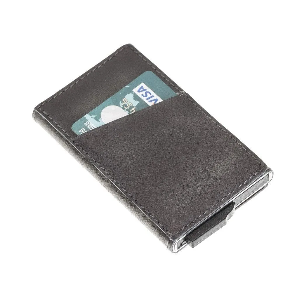 Torres Leather Mechanical Card Holder