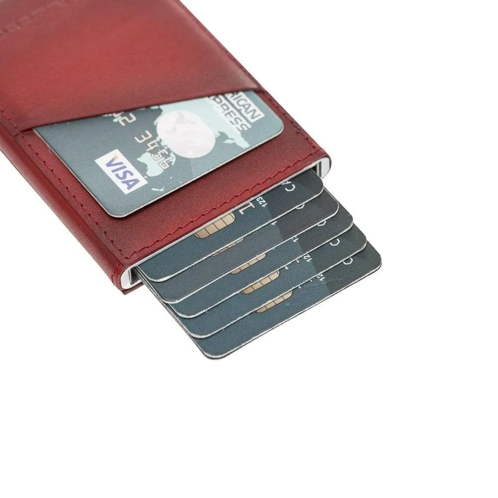 Torres Leather Mechanical Card Holder