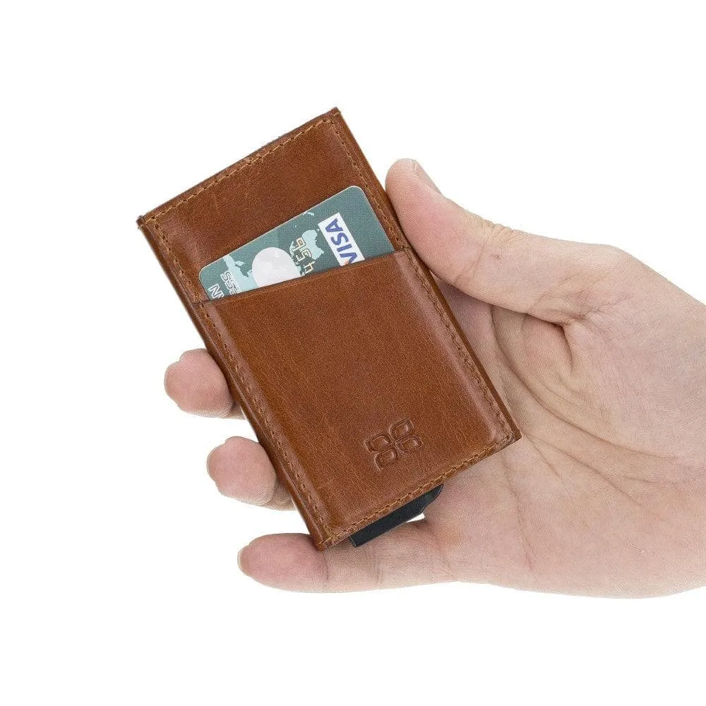 Torres Leather Mechanical Card Holder