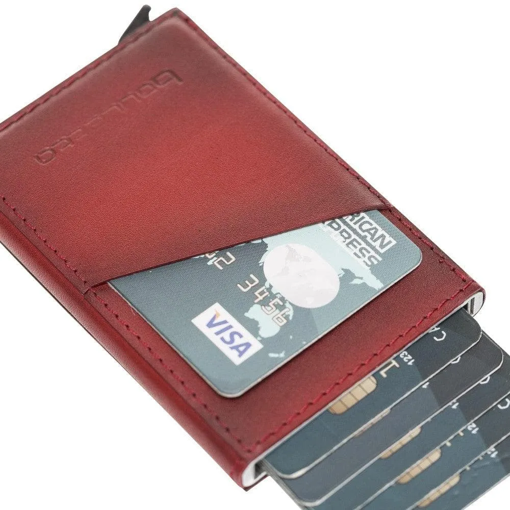 Torres Leather Mechanical Card Holder