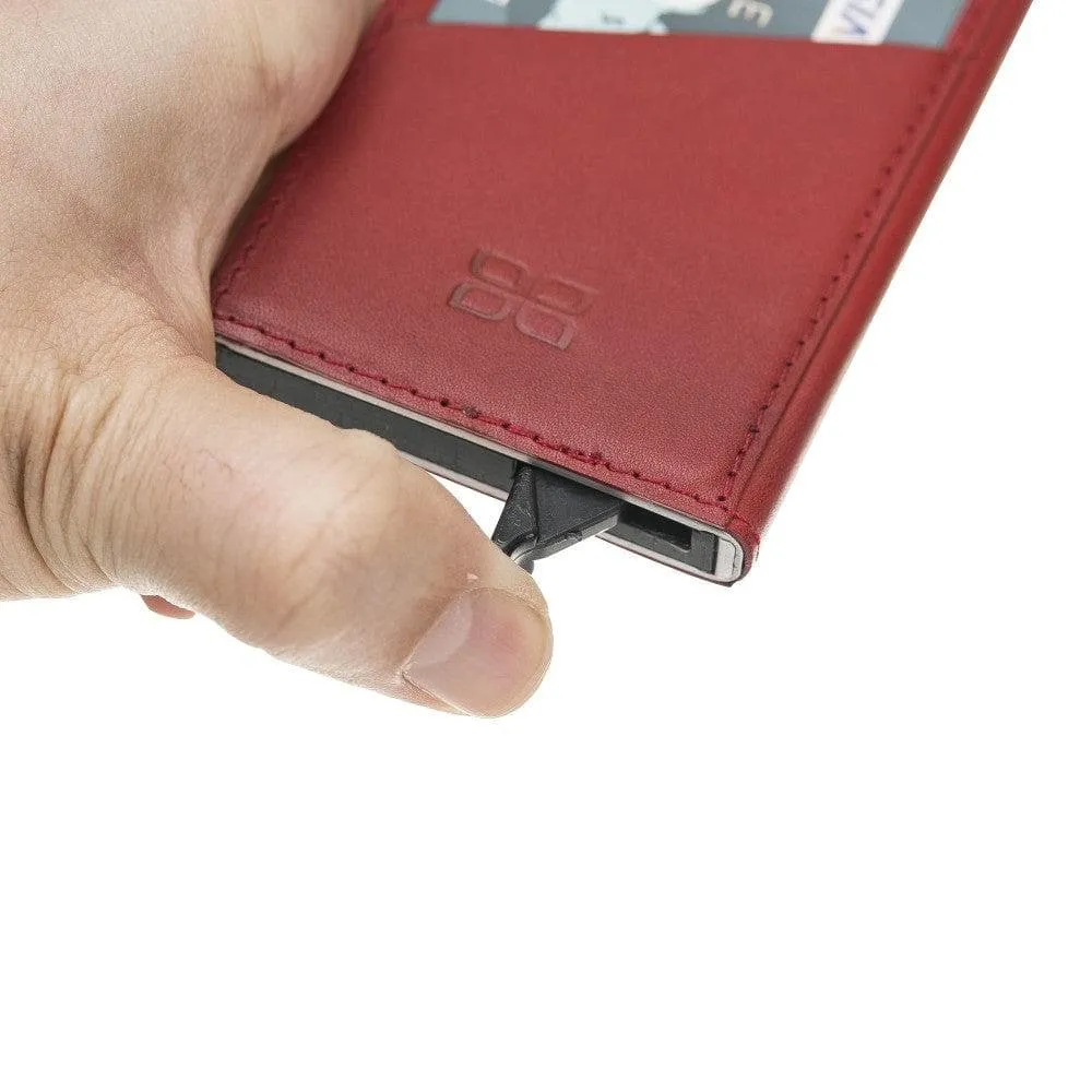 Torres Leather Mechanical Card Holder