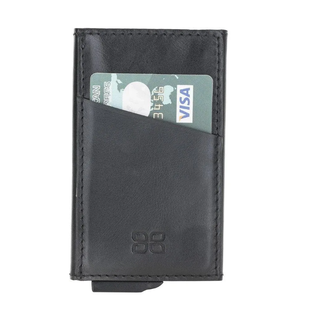 Torres Leather Mechanical Card Holder